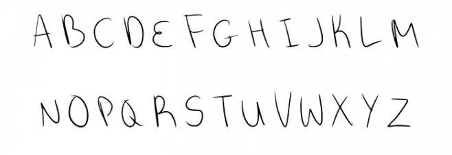Sloppy Annabelle Regular 字体 大写