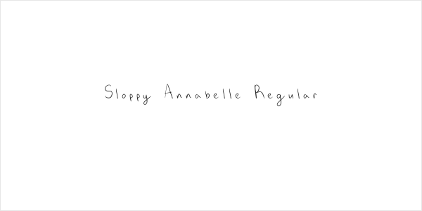 Sloppy Annabelle Regular Logo