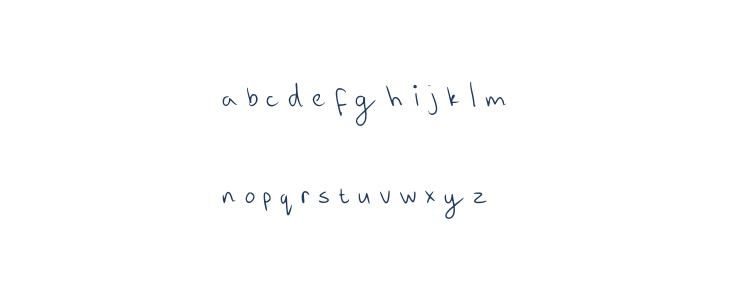Sloppy Annabelle Regular Lowercase