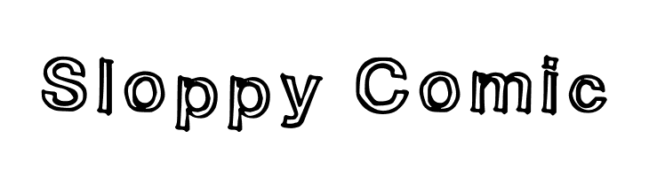 Sloppy Comic Font