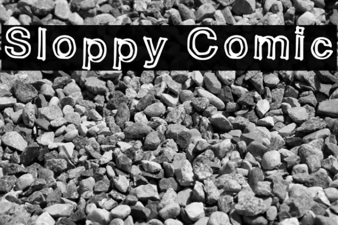 Sloppy Comic Font examples