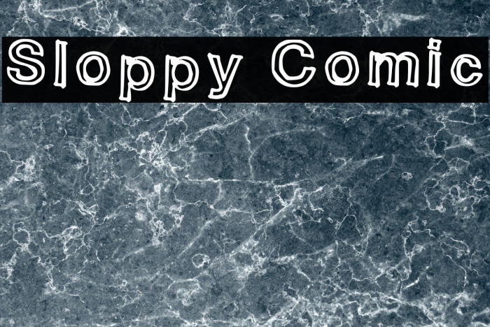 Sloppy Comic Font examples