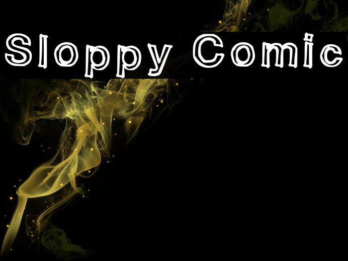 Sloppy Comic Font examples