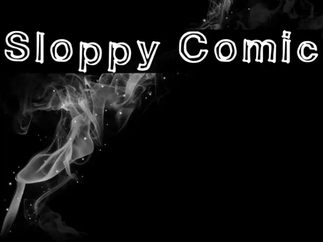 Sloppy Comic Font examples