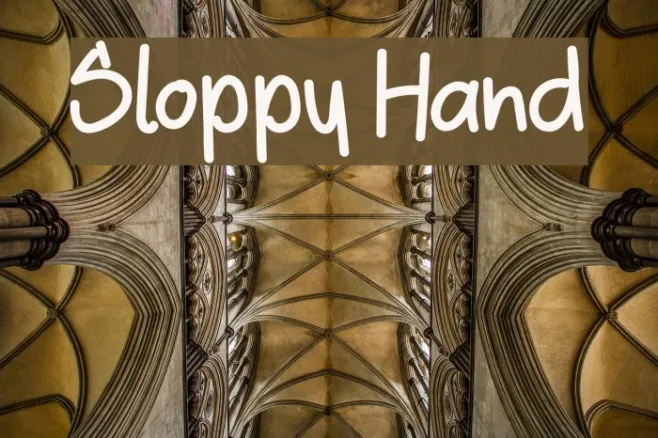 Sloppy Hand Example 3