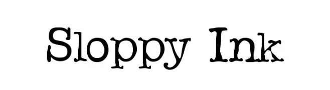 Sloppy Ink  नि: शुल्क फ़ॉन्ट्स डाउनलोड