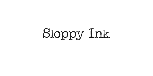 Sloppy Ink Logo