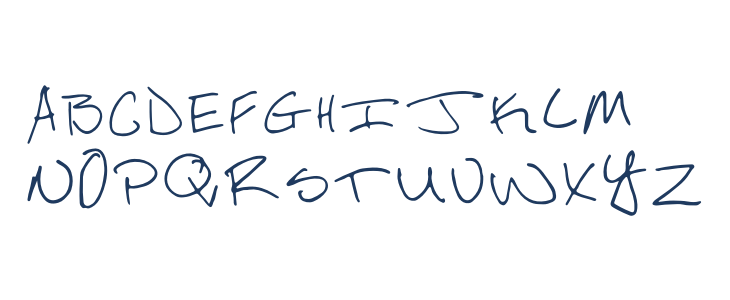 Sloppy Ronnie Uppercase