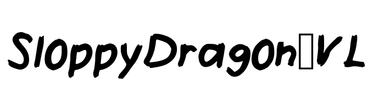 SloppyDragon_VL Font