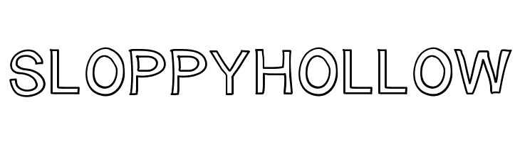SloppyHollow لخطوط تنزيل