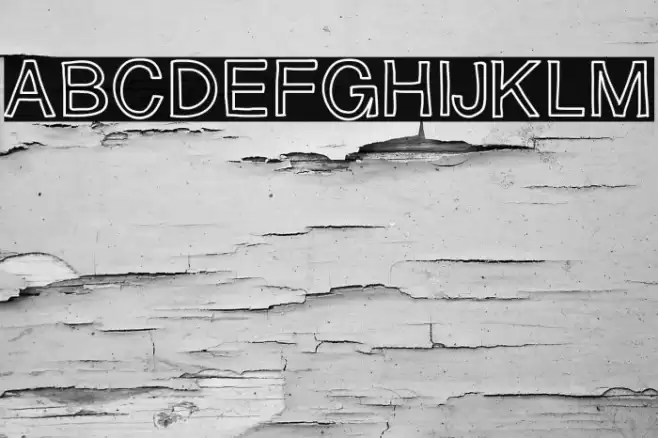 SloppyHollow Font examples