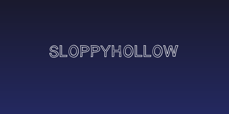 SloppyHollow Social Header