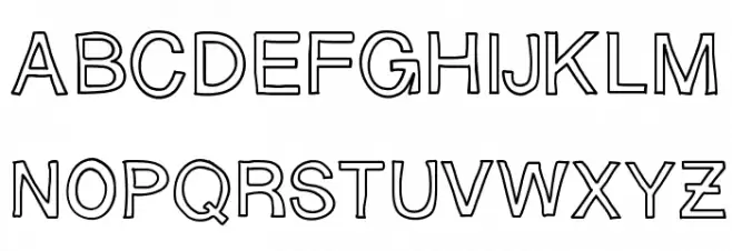 SloppyHollow फ़ॉन्ट लोअरकेस