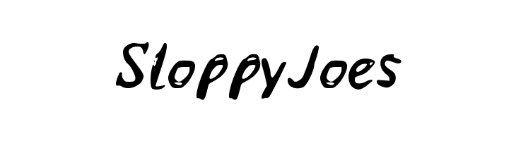 SloppyJoes  Frei Schriftart Herunterladen