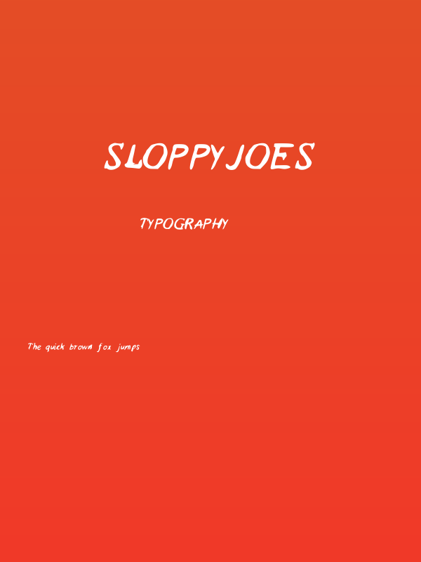 SloppyJoes Poster