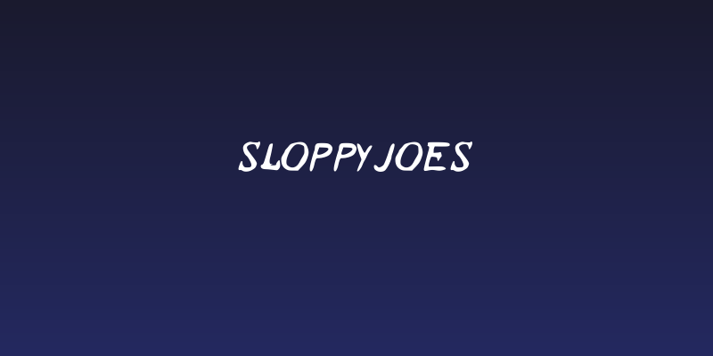 SloppyJoes Social Header