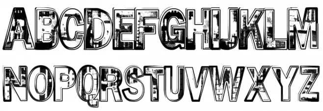 SlotMachine Schriftart Groß