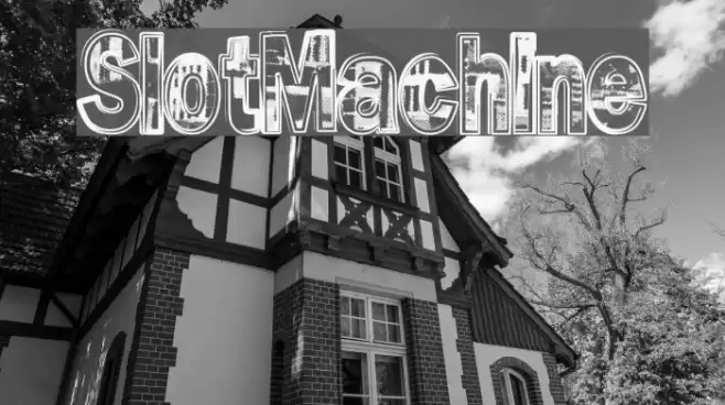 SlotMachine Font examples