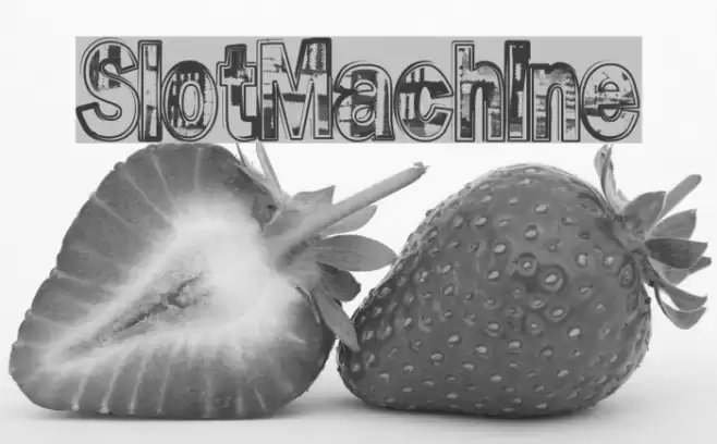 SlotMachine Font examples