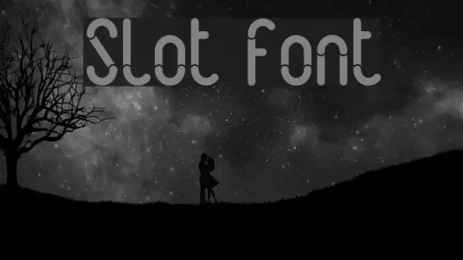 Slot Font examples