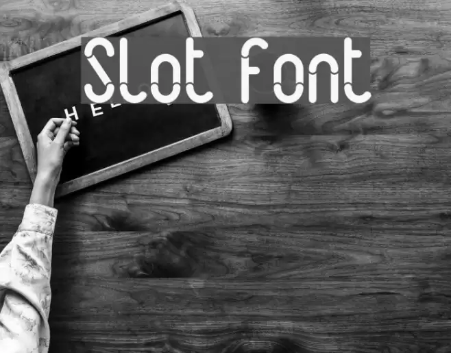 Slot Font examples