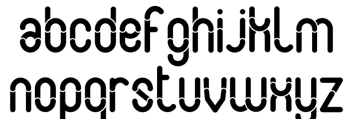 Slot Font LOWERCASE