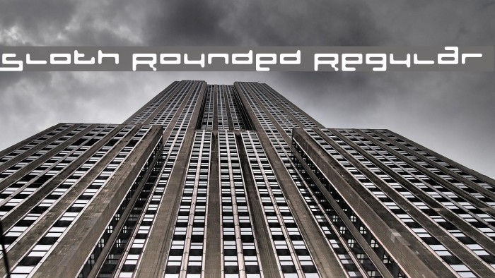 Sloth Rounded Regular Font examples
