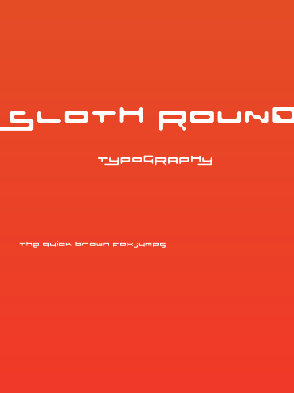 Sloth Rounded Regular Poster