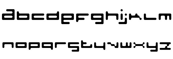 Sloth Rounded Regular Font LOWERCASE