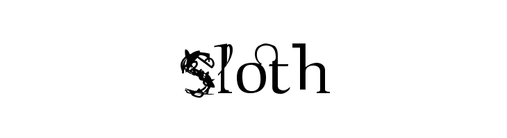 Sloth  les polices de caractères gratuit tlcharger