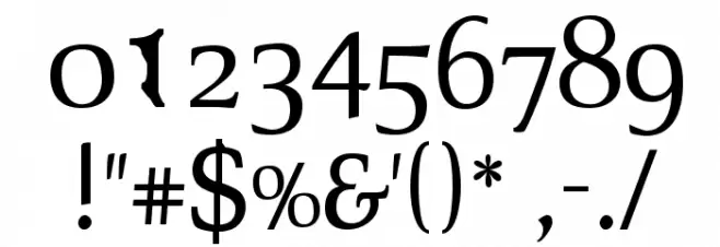 Sloth Font OTHER CHARS