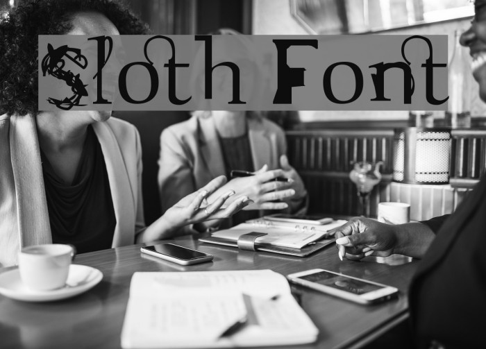 Sloth Font examples