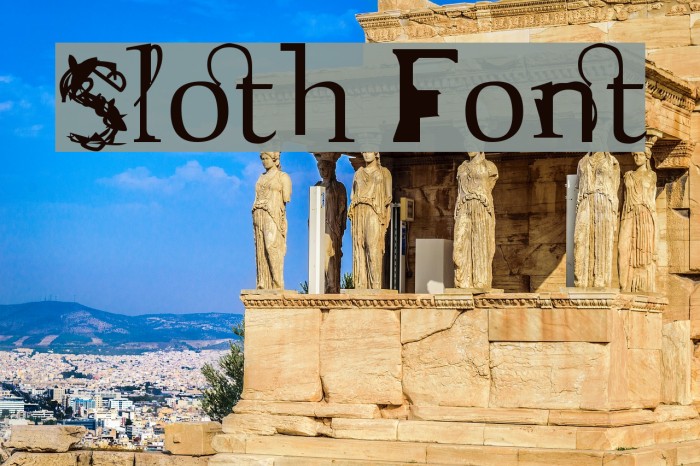 Sloth Font examples