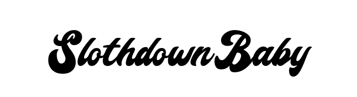 Slothdown Baby  フリーフォントのダウンロード