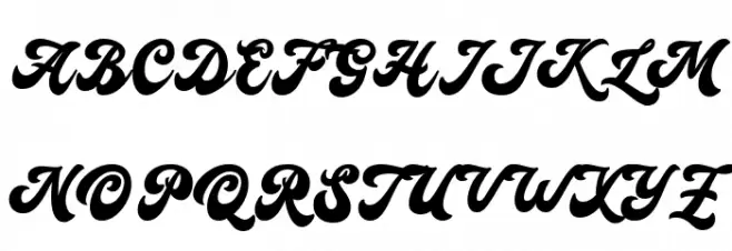 Slothdown Baby Schriftart Groß