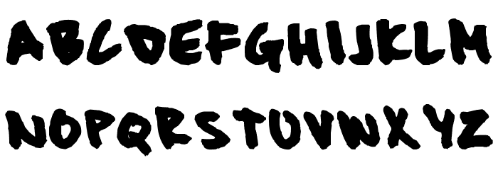 Slouch... Font LOWERCASE