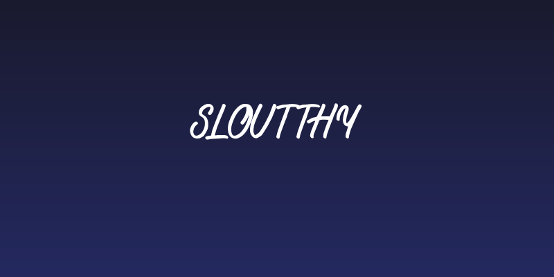 Sloutthy Social Header