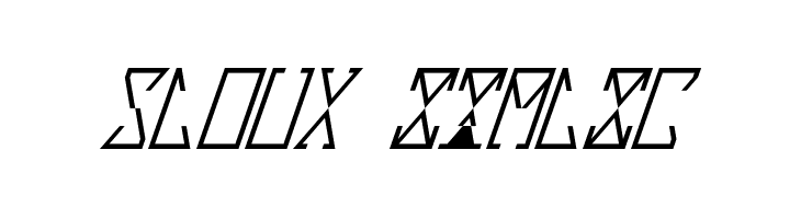 Sloux Italic  Free Fonts Download