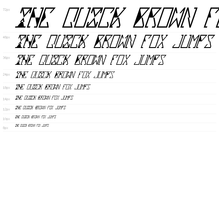 Sloux Italic Waterfall