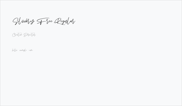 Slovary Free Regular Business Card