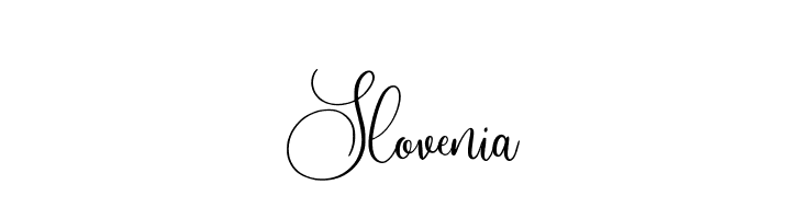 Slovenia Font - FFonts.net