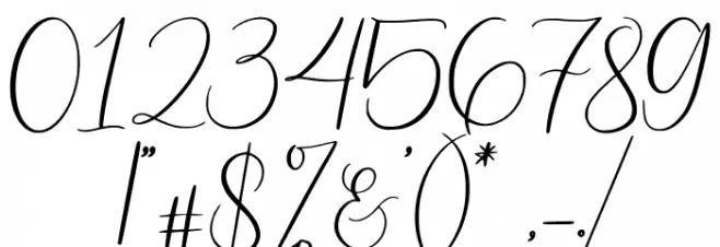 Slovenia Font OTHER CHARS