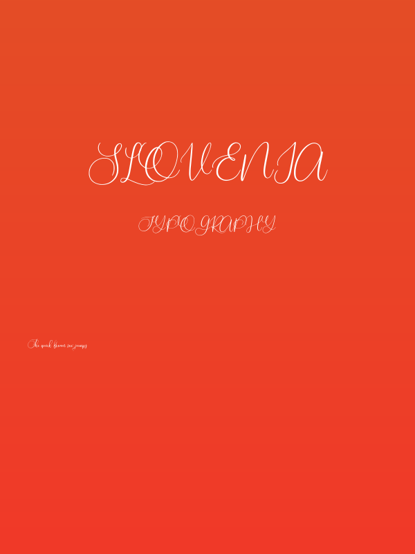 Slovenia Poster