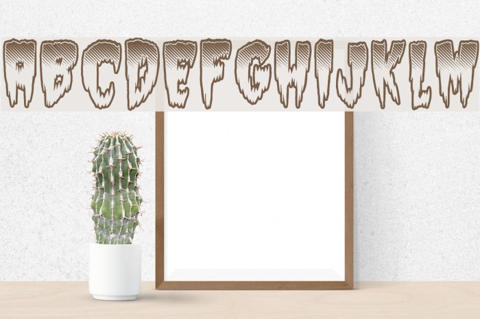 Slow Death Font examples
