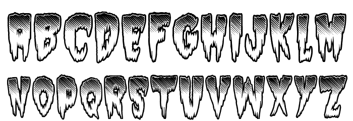 Slow Death Font LOWERCASE