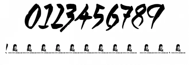 Slowed Down Font OTHER CHARS