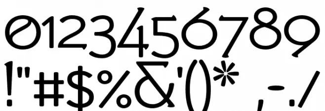 Slowglass Bold Font OTHER CHARS