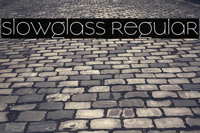 Slowglass Regular Example 3