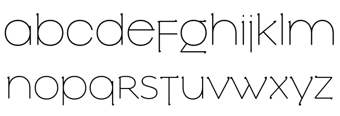 Slowglass Regular Font LOWERCASE