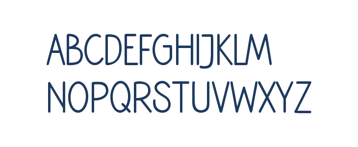 Slowly Lovely Sans Uppercase